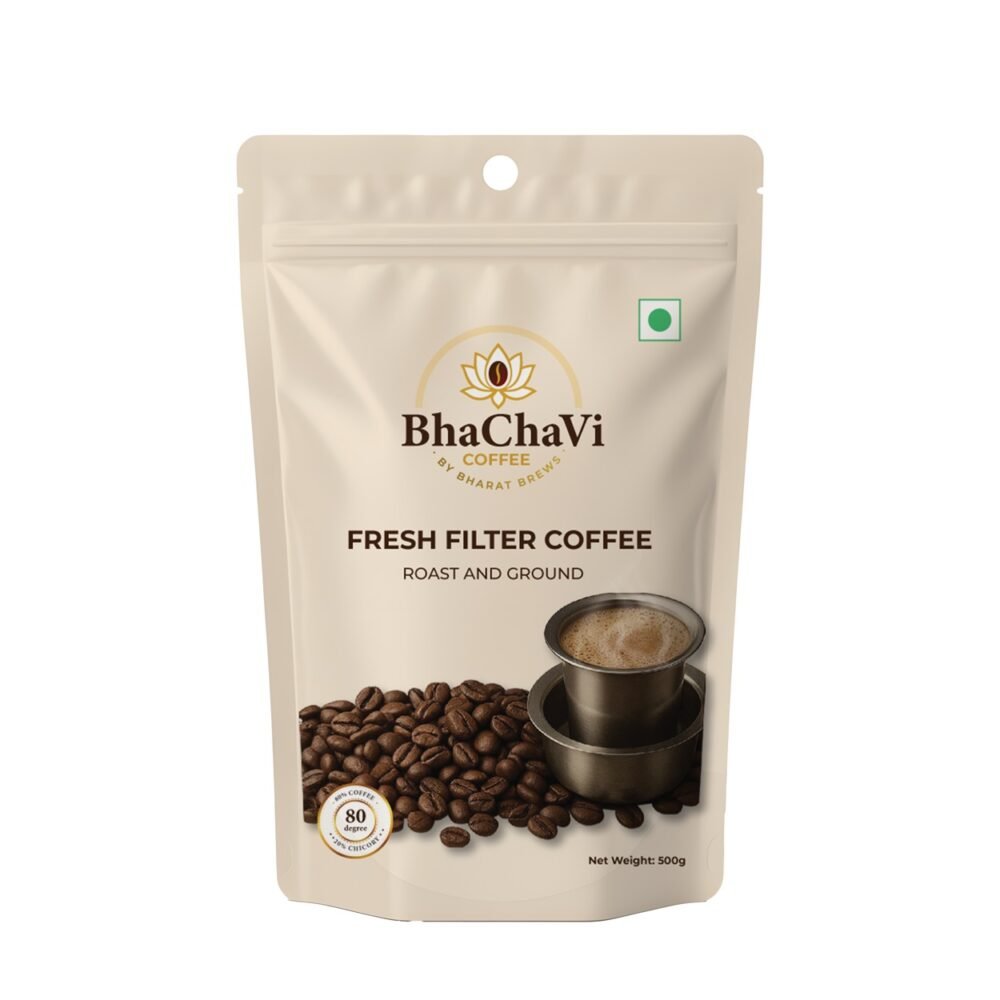 South Indian Filter Coffee | 90% Coffee – 10% Chicory | Pure Arabica Blend